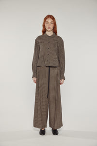 Wide leg straight pants