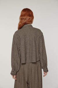 Volume sleeve blouse