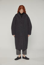 Load image into Gallery viewer, Cocoon sleeve maxi coat
