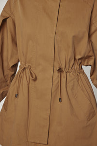 Tie waist utility jacket