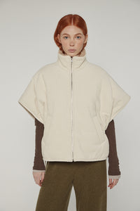 Reversible high-neck vest