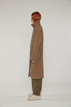 Load image into Gallery viewer, Wool high-neck maxi coat
