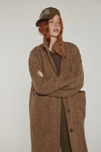 Load image into Gallery viewer, Wool high-neck maxi coat
