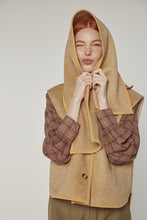 Load image into Gallery viewer, Wool-blended scarf vest

