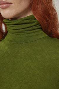 Wool blend lightweight turtleneck