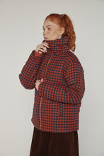 Load image into Gallery viewer, Puff gingham jacket
