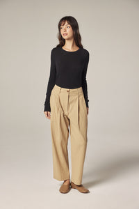 Wool blend lightweight knit top