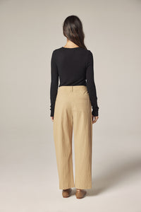 Wool blend lightweight knit top