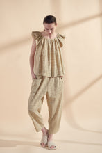Load image into Gallery viewer, Gingham cotton pants
