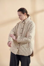 Load image into Gallery viewer, Quilted button down shirts jacket
