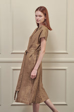 Load image into Gallery viewer, Button down linen shirts dress
