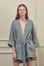 Load image into Gallery viewer, Linen robe jacket
