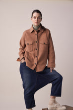 Load image into Gallery viewer, Wool and cotton blend shirts Jacket
