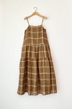 Load image into Gallery viewer, Plaid spaghetti tiered dress
