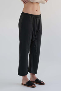 Garment dye french terry baggy sweatpants