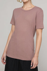 Garment dye crew neck short sleeve T-shirts
