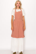 Load image into Gallery viewer, Cotton ruffle apron &amp; dish cloth set
