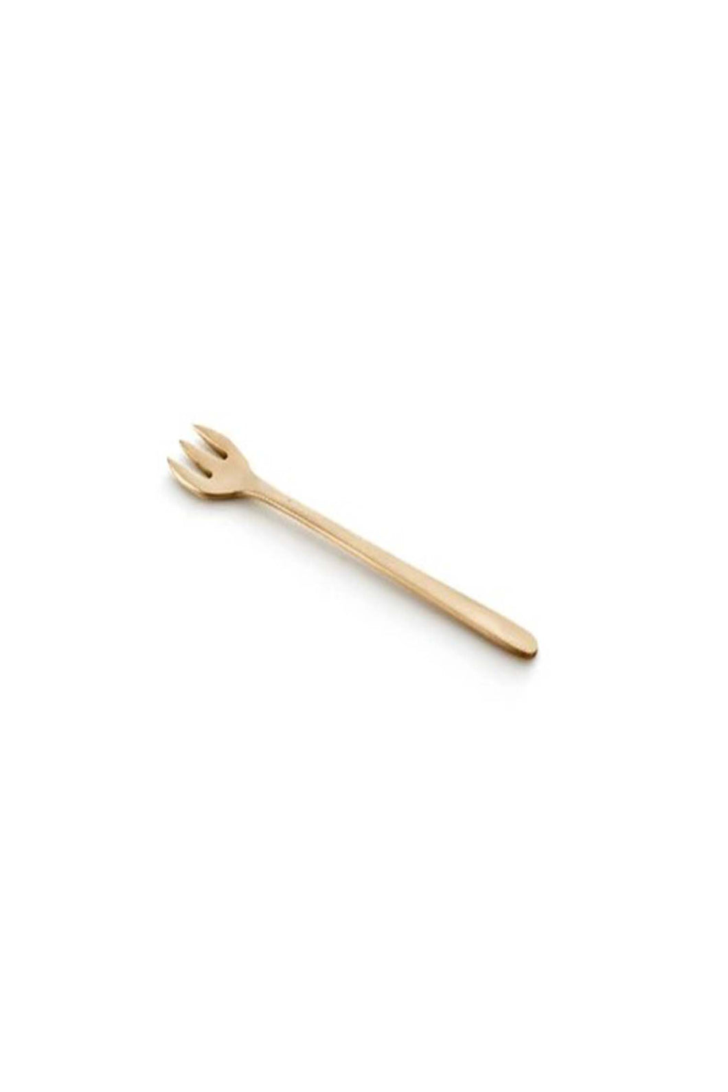 Brass dessert fork