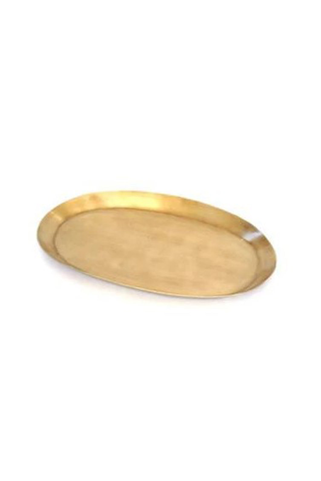 brass oval tray: small