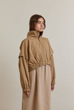 Load image into Gallery viewer, High neck crop cotton Jacket
