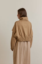 Load image into Gallery viewer, High neck crop cotton Jacket
