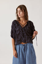 Load image into Gallery viewer, Short sleeve peasant Blouse
