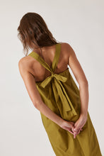 Load image into Gallery viewer, Cross tie back cotton dress
